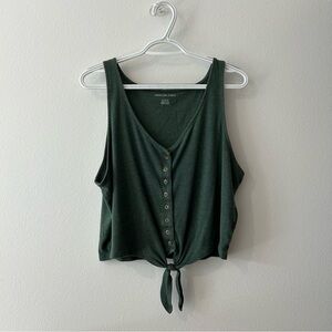 American Eagle AEO green tank top